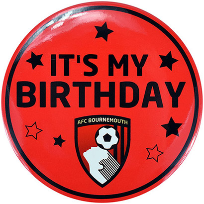 AFC Bournemouth Large Birthday Badge