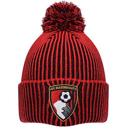 Adults Two Tone Beanie - Red / Black
