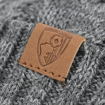 Adults Cable Cuff Beanie - Grey