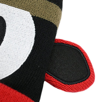 Kids Character Beanie - Red / Black