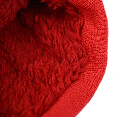 Kids Character Beanie - Red / Black