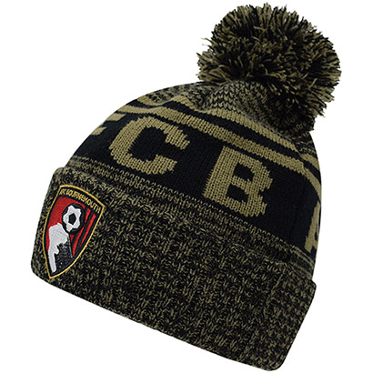 Adults Initial Mix Beanie - Black / Gold