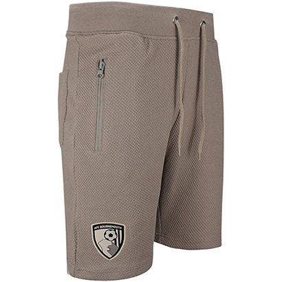 Adults Belle Vue Textured Shorts - Stone