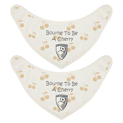 Bourne To Be A Cherry 2 Pack Bandana Bibs