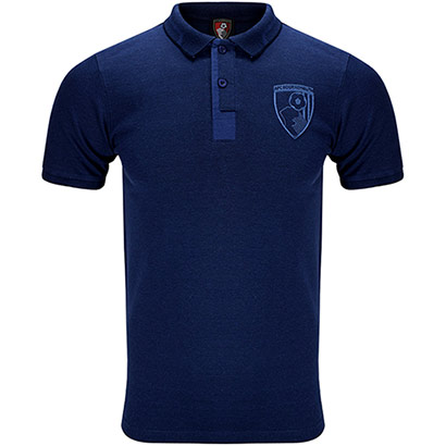 AFC Bournemouth Adults Burton Polo Shirt - Navy Blue