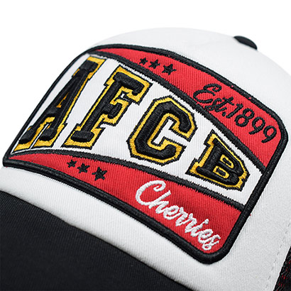 Adults Chevron Trucker Cap - Black / White