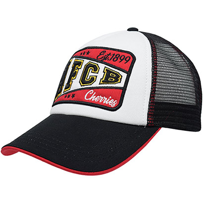 Adults Chevron Trucker Cap - Black / White