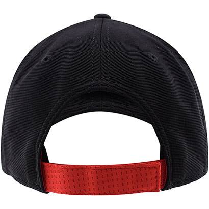 Adults Debossed Cap - Black/Red