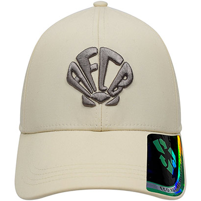 Adults Shell Crest Recycled Cap - Natural