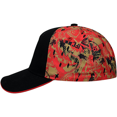 Kids Tag Cap - Red / Black