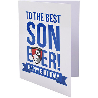 AFC Bournemouth Son Birthday Card