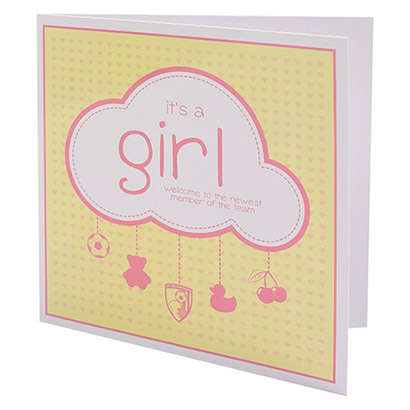 AFC Bournemouth Baby Girl Card