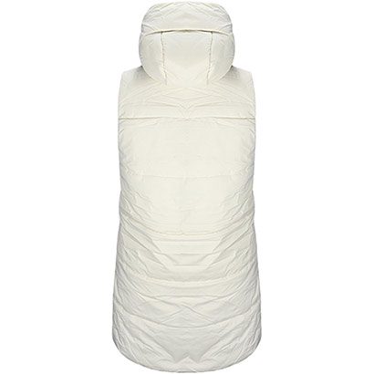 Womens Chamonix Long Line Gilet - Cream