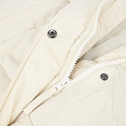 Womens Chamonix Long Line Gilet - Cream