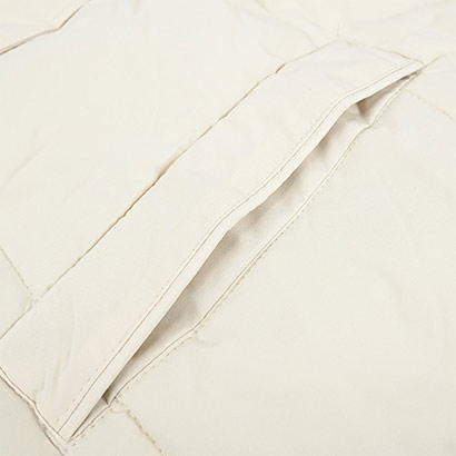 Womens Chamonix Long Line Gilet - Cream