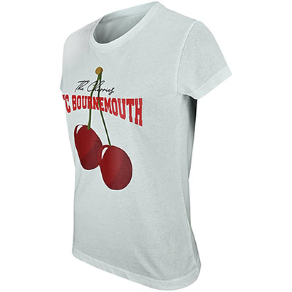 Womens Cherry Graphic T Shirt - White