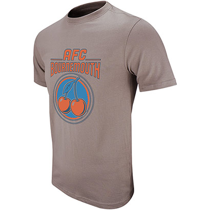 Adults Cherries T Shirt - Stone