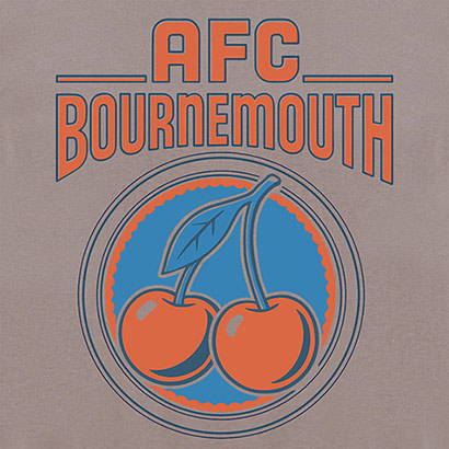 Adults Cherries T Shirt - Stone