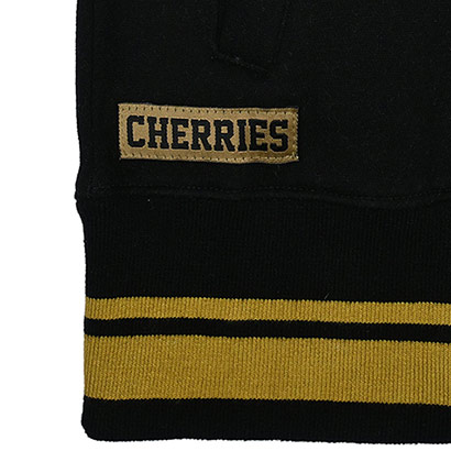 Adults College Baseball Jacket - Black / White