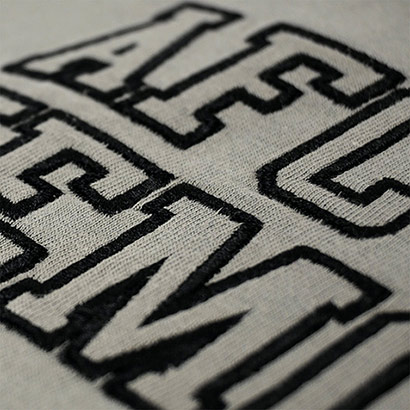 Adults Collegiate T Shirt - Stone
