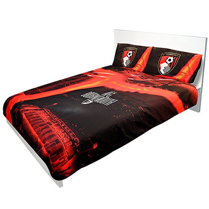 Stadium Double Duvet Cover Set - Red / Black