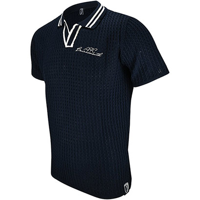 Adults Elite Open Collar Polo - Navy