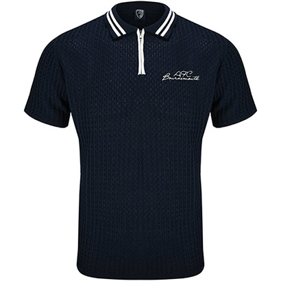 Adults Elite Quarter Zip Polo - Navy