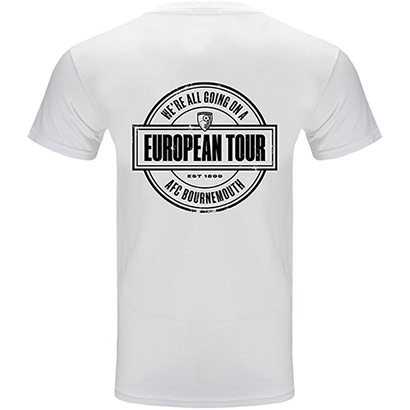 Adults European Tour T Shirt - White