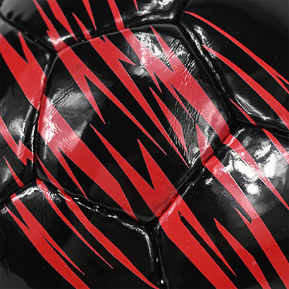 Lightning Football - Black / Red - Size 1