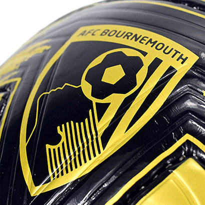 Falcon Embossed Football - Black / Gold - Size 5