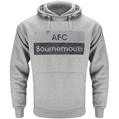 AFC Bournemouth Adults Ford Hoodie - Grey