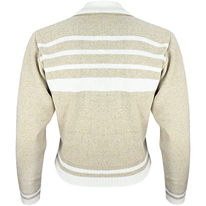 Womens Georgia Knitted Polo - Natural / Off White