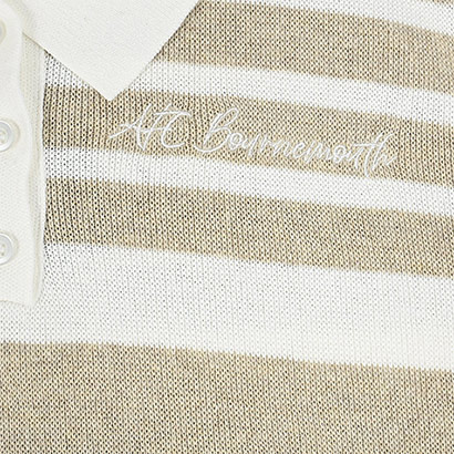Womens Georgia Knitted Polo - Natural / Off White