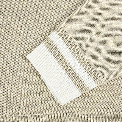 Womens Georgia Knitted Polo - Natural / Off White