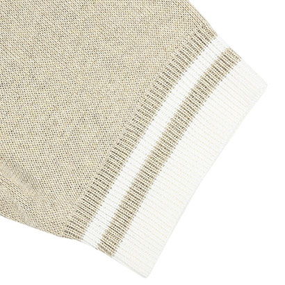 Womens Georgia Knitted Tee - Natural / Off White