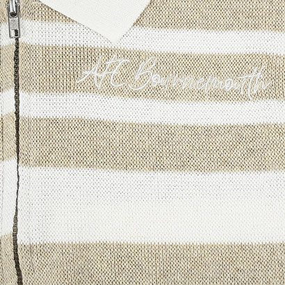Womens Georgia Knitted Zip Top - Natural / Off White