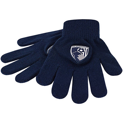 AFC Bournemouth Small Childs Gloves - Navy
