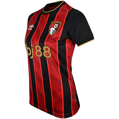 Womens Home Shirt 25/26 - Red / Black