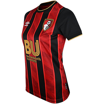 Womens Home Shirt 25/26 - Red / Black - BU