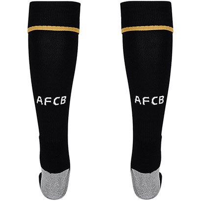 Childrens Home Socks 25/26 - Black / Red