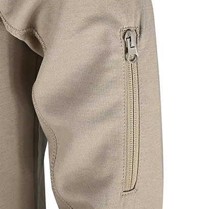 Adults Landmark Full Zip Hoodie - Stone