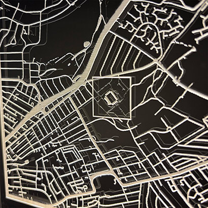 Stadium Map LED Light