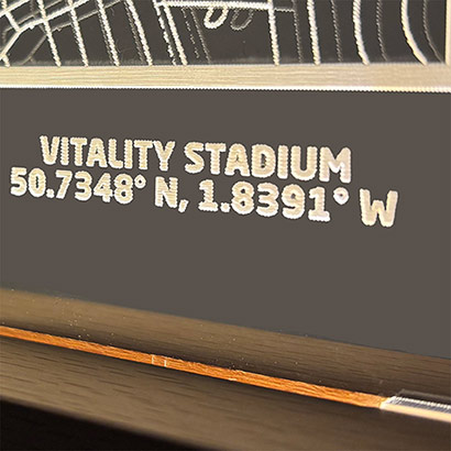 Stadium Map LED Light