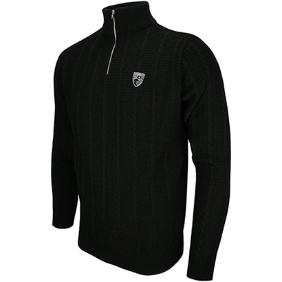 Adults Martello 1/4 Zip - Black