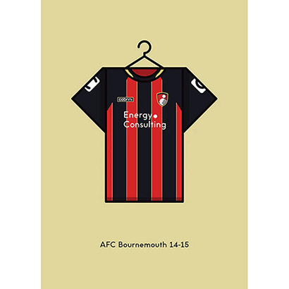 Minimal Kits 2014-15 Home Shirt Greetings Card