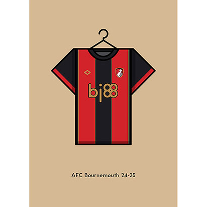 Minimal Kits 2024-25 Home Shirt Greetings Card