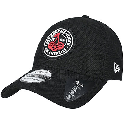 Adults AFCB X New Era 39Thirty Diamond Cherries Crest Cap - Black