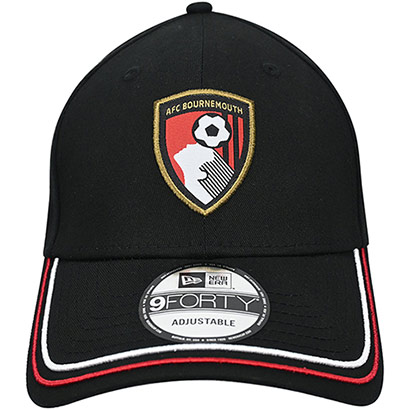 Adults AFCB X New Era 9FORTY USA Flag Cap - Black