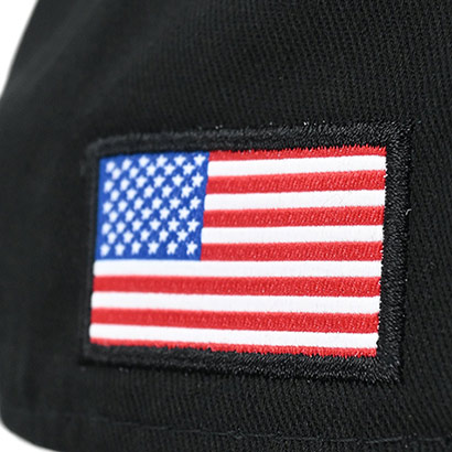 Adults AFCB X New Era 9FORTY USA Flag Cap - Black