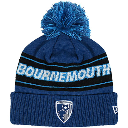 Adults AFCB X New Era Away Cuff Beanie - Blue / Black